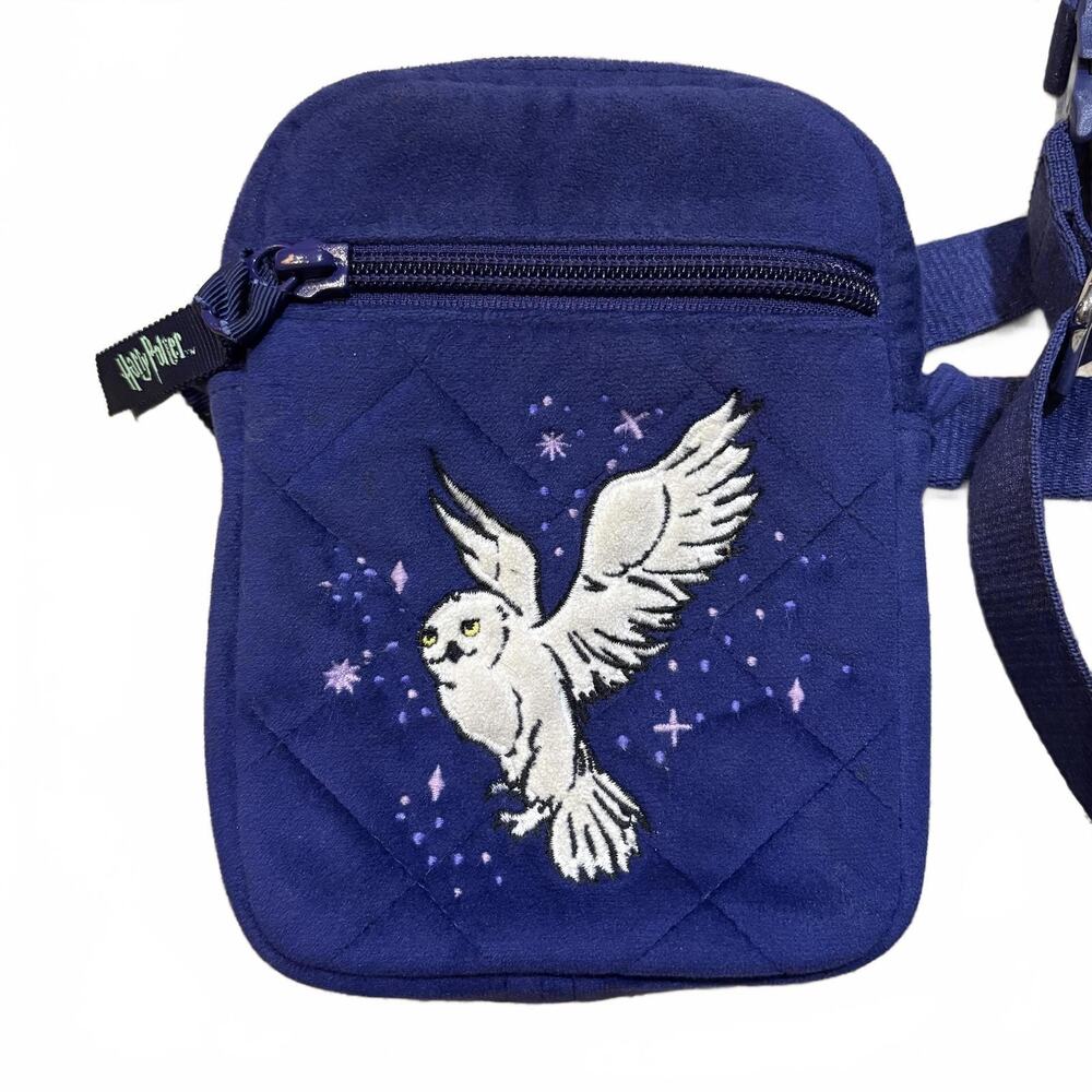 Harry Potter x Vera Bradley Forbidden Forest Owls Purple Quilted Fanny Pack Bag - Picture 2 of 6
